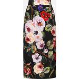 Silke - XXL Nederdele Dolce & Gabbana Dolce&Gabbana Rose Garden charmeuse midi skirt multicoloured
