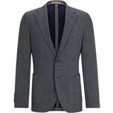 52 - Silke Overtøj BOSS Slim-fit jacket in cotton, cashmere and silk