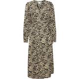 Ichi XL Kjoler Ichi IhFanora Dress Doeskin Wavy Animal Aop