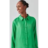 58 - Dame - Grøn Overdele Modström FableMD Skjorte størrelse Hurtig Levering