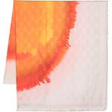Orange - Silke Tilbehør Alexander McQueen Printed silk blend wool biker scarf PINK