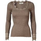 Rosemunde Brun Overdele Rosemunde t-shirt 5316 Silk brown melange