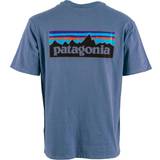 Patagonia T-shirts & Toppe Patagonia P6 Logo Men's Responsibili Tee Utility Blue