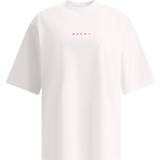 Marni Hvid Overdele Marni White Printed T-Shirt IT