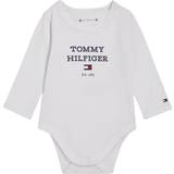 Bodyer Tommy Hilfiger Baby Th Logo Langærmet Body White-80