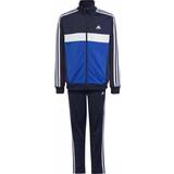 Adidas S Tracksuits adidas Essentials 3-Streifen Tiberio Trainingsanzug Kinder blau