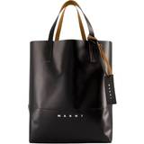 Herre - Skind Tote Bag & Shopper tasker Marni Pelletteria Uomo Tote Bag Synthetic Black black