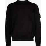 Stone Island Herre - Striktrøjer Tøj Stone Island Black Patch Sweater A0029 BLACK
