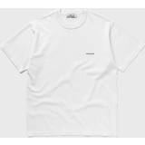 Stone Island Herre T-shirts & Toppe Stone Island Cotton Jersey Logo T-Shirt White