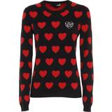 Love Moschino Sort Overdele Love Moschino Black Polyamide Sweater IT44