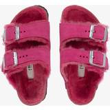 Birkenstock Sandaler Birkenstock Girls Pink Suede & Shearling Sandals Pink