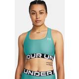 Dame - Turkis Undertøj Under Armour Hg Authentics Branded Sports Bra Support Blue Woman