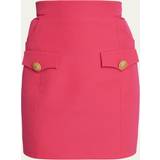 48 - Pink - XS Nederdele Balmain Virgin wool miniskirt pink