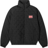 Kenzo Midikjoler - Nylon Tøj Kenzo Sashiko Stitch' Puffer Jacket Black Mens