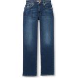 7 For All Mankind Dame Bukser & Shorts 7 For All Mankind Ellie mid-rise straight jeans blue