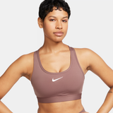 Sports-BH'er - Træningstøj Nike Swoosh Support-sports-bh med indlæg til kvinder lilla