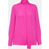 Valentino Silke Overdele Valentino GEORGETTE BLOUSE Wo PINK PP