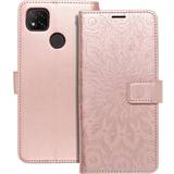 ForCell Covers med kortholder ForCell MEZZO Book holster XIAOMI Redmi 9C/9C NFC mandala rose gold