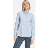 Gerry Weber Dame Overdele Gerry Weber Shirt With Concealed Button Blue