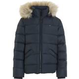Tommy jacket Tommy Hilfiger Essential Faux Fur Down Hooded Jacket - Desert Sky (KG0KG07399DW5)