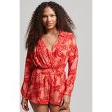 Superdry 40 Jumpsuits & Overalls Superdry Vintage Beach Playsuit Hawaiian Coral
