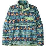 Patagonia synchilla snap t Patagonia Men's Lightweight Synchilla Snap-T Fleece Pullover - High Hopes Geo/Salamander Green
