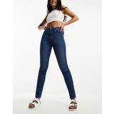 Wrangler Bomuld - Dame Jeans Wrangler high waisted skinny jeans in euphoria denim-GreyW26