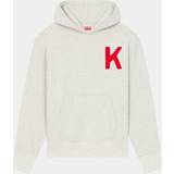 Kenzo XXS Sweatere Kenzo Lucky Tiger' Hooded Genderless Sweatshirt Pale Grey Unisex