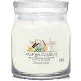 Yankee Candle Lysestager, Lys & Dufte Yankee Candle Signature Medium Jar Sweet Vanilla Horchata Scented Candle
