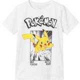 Pokemon Overdele Børnetøj Name It Pokemon T-shirt Noisi Bright White