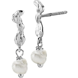Sistie x Lærke Bentsen Earring - Silver/Pearl