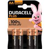 Batterier & Opladere Duracell AA Plus 4-pack