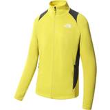 The North Face 16 Sweatere The North Face AO Mid Layer Men's Full Zip Fleece - Acid Yellow/Asphalt Gray
