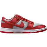 Rød - Stof Sneakers Nike Dunk Low W - Medium Grey/Varsity Red/White