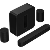Sonos Optisk S/PDIF Soundbars & Hjemmebiografpakker Sonos Premium Home Cinema Set with Beam