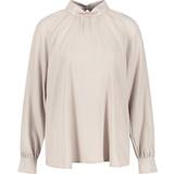 Gerry Weber Dame Bluser Gerry Weber Blouse With Stand Up Collar Cream