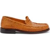 39 ½ - Orange Loafers Marni Orange Basket-Woven Loafers 00R31 Light Orange IT