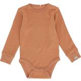 Guld Jumpsuits Gullkorn Design Wool Body, Camel, 80, Babytøj