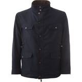 52 - Uld Overtøj Lardini Blue/Brown Reversibile Wool Jacket IT54