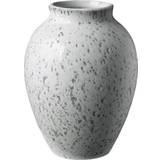 Knabstrup Hvid Vaser Knabstrup Ceramic White/Grey Vase 12.5cm