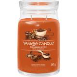 Yankee Candle Orange Lysestager, Lys & Dufte Yankee Candle Signature Cinnamon Stick Duftlys 567g