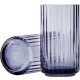 Glas Vaser Lyngby Blown Glass Midnight Blue Vase 12.5cm