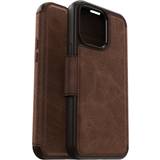 OtterBox Covers & Etuier OtterBox Strada MagSafepungemappe, iPhone 15 Pro Max, brun