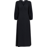 32 - Dame - M Kjoler Neo Noir Ilma Solid Dress - Black