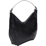 Adax Sort Håndtasker Adax Salerno Leather Shoulder Bag - Black