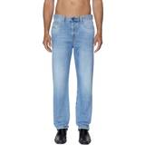Diesel M Bukser & Shorts Diesel Straight Jeans 2020 D-Viker Jeans Uomo Blu