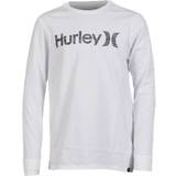 Hurley Sweatshirts Hurley OAO Push Through LS Junior White, Unisex, Tøj, Skjorter, Hvid