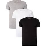Tommy Hilfiger T-shirts Tommy Hilfiger Essential Cotton T-shirt 3-pack - Black/Grey Heather/White