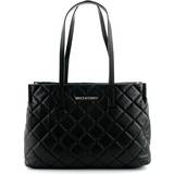 Valentino Skind Tasker Valentino Ocarina Quilted Faux Leather Tote Bag Black