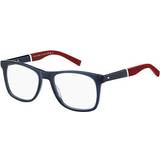 +5,00 - Herre Brille Tommy Hilfiger TH 2046 8RU Blue Size Free Lenses HSA/FSA Insurance Blue Light Block Available